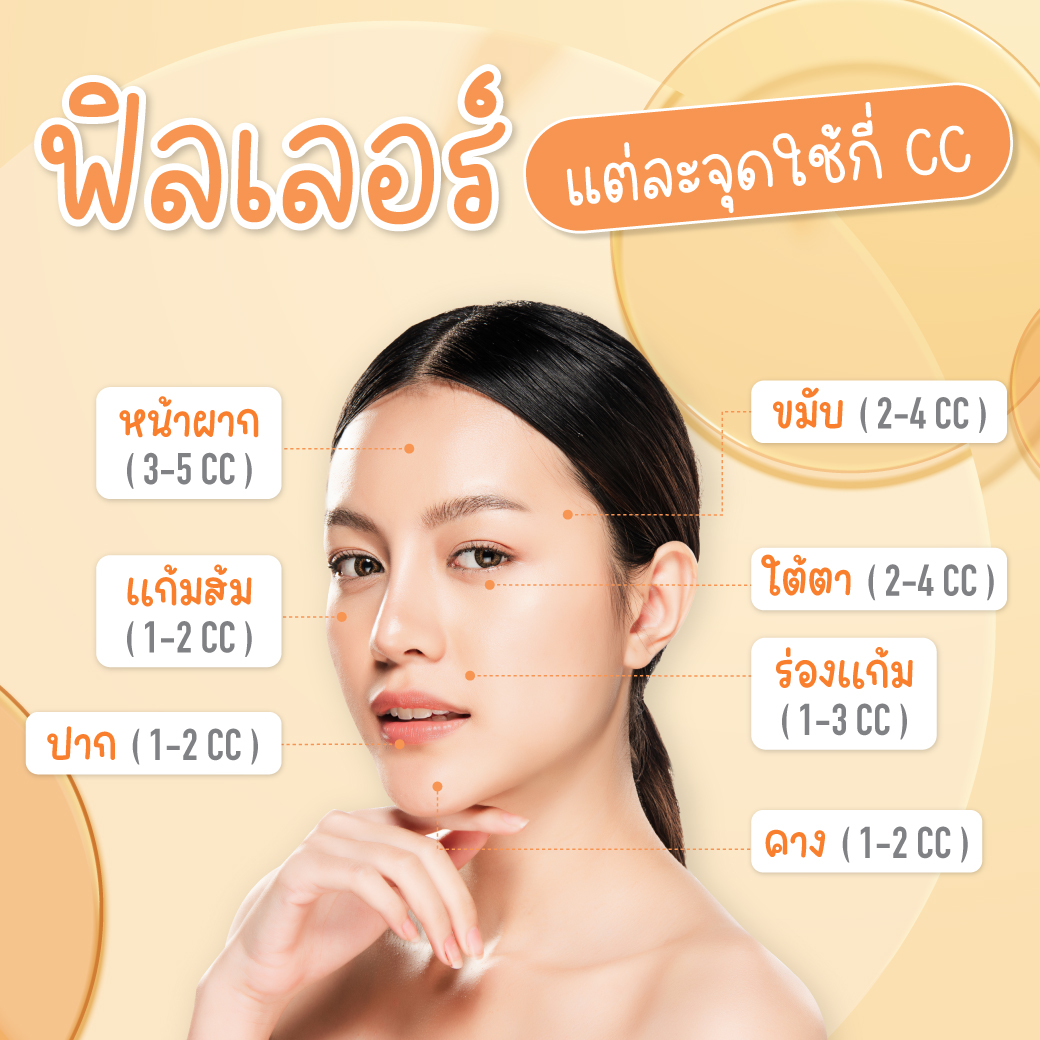 ปริมาณฟิลเลอร์แต่ละจุด
