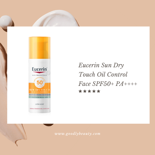 กันแดดหน้าไม่มัน ยี่ห้อไหนดี Eucerin Sun Dry Touch Oil Control