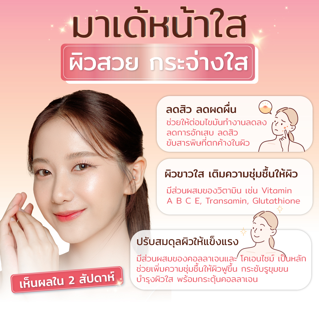 ฉีดมาเด้คอลลาเจนปรับสมดุลผิวผสม