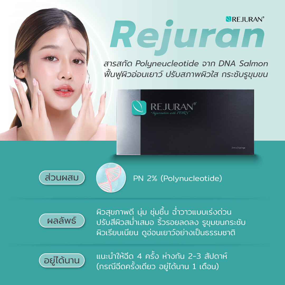 ผิวผสม ฉีด Rejuran